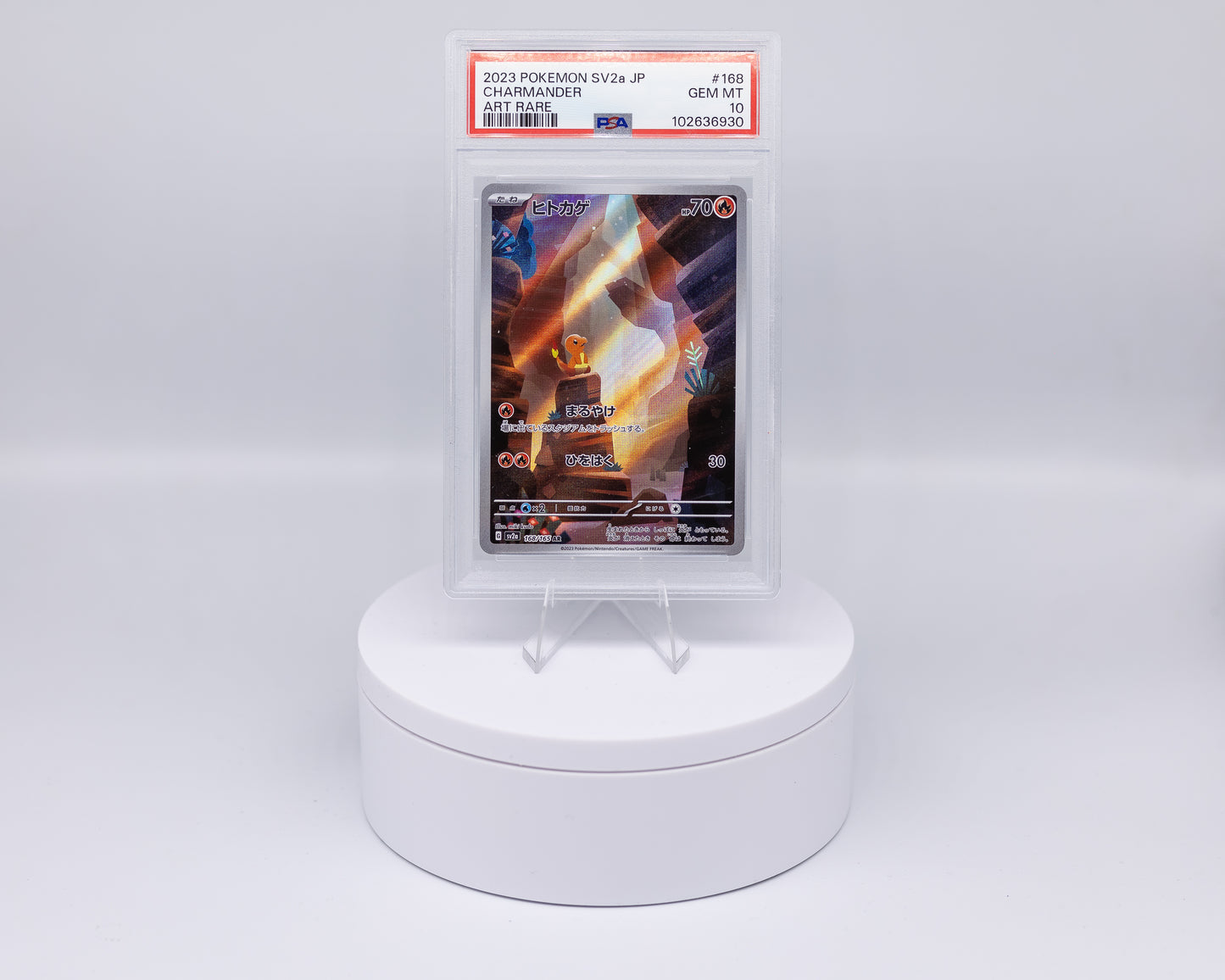 Carta Gradata Pokemon - Charmender SV2a Art Rare