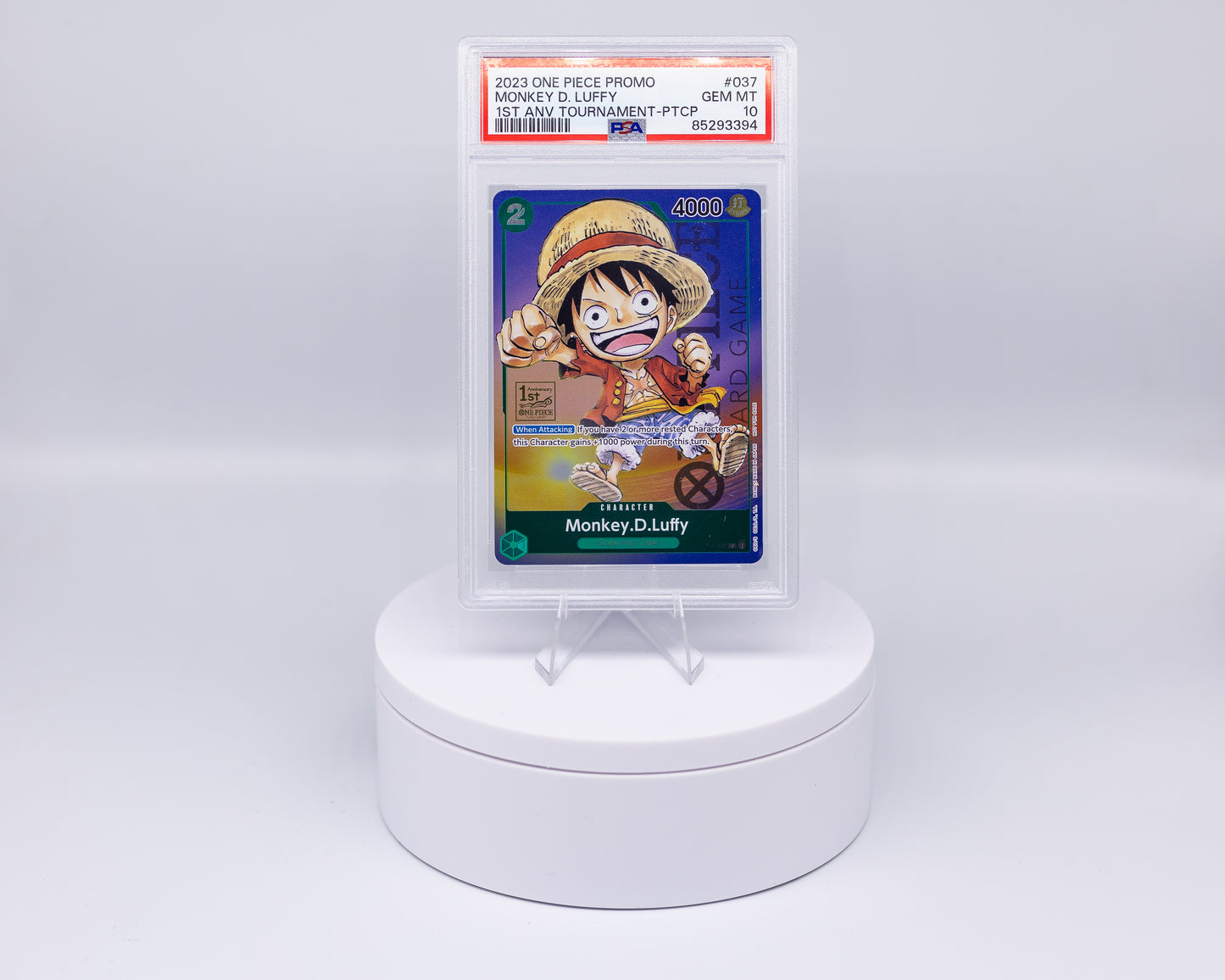 Carta Gradata One Piece - Monkey D. Luffy 1st Anniversary Tournament
