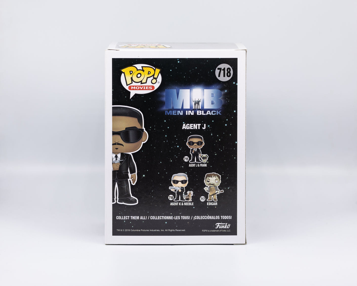 Funko Pop - AGENT J popcultcha exclusive