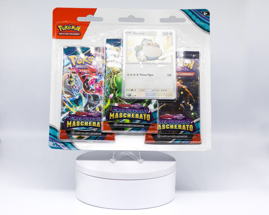 Blister X3 pack + promo (Snorlax) - Crepuscolo Mascherato