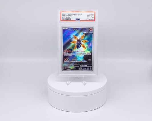 Carta Gradata Pokemon - Iron Moth SV4M Art Rare