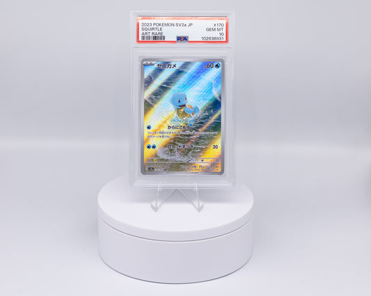 Carta Gradata Pokemon - Squirtle SV2a Art Rare