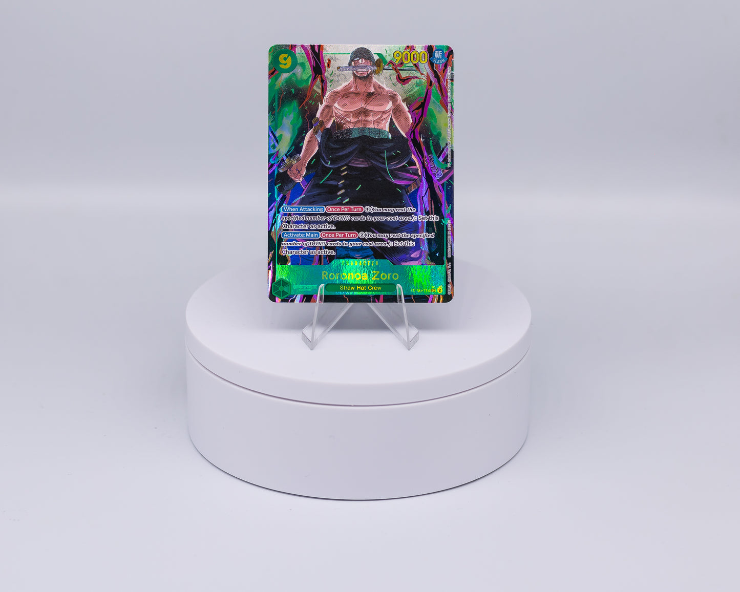Carta Singola One Piece - RORONOA ZORO sec Alt op06
