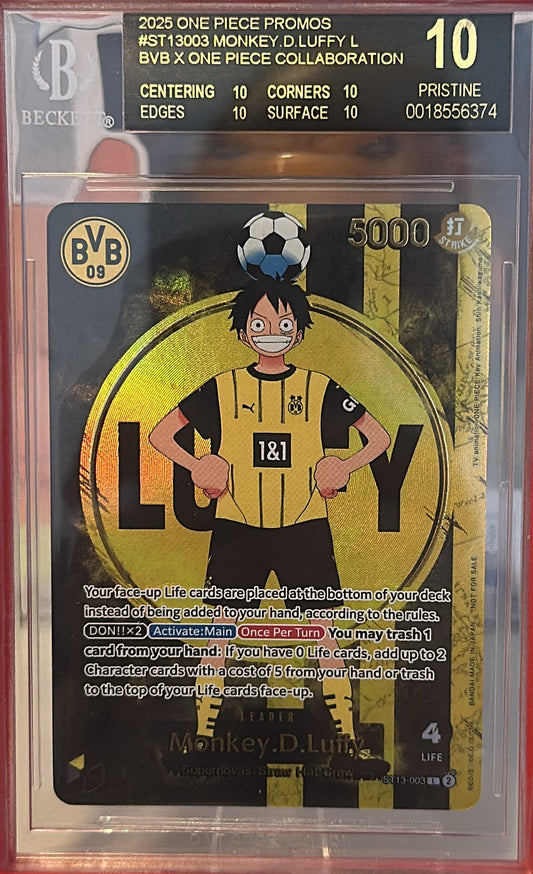 Monkey D. Luffy X BVB (P)(St13-003)  BGS Black Label