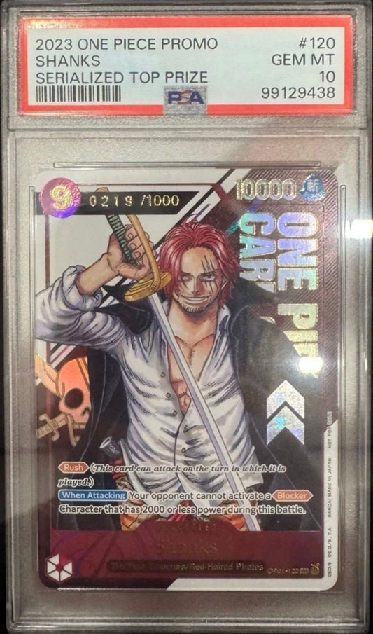 Shanks Serialized Top Prize (op01-120) (219/1000)