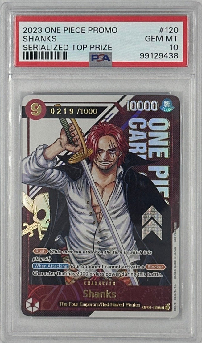 Shanks Serialized Top Prize (op01-120) (219/1000)